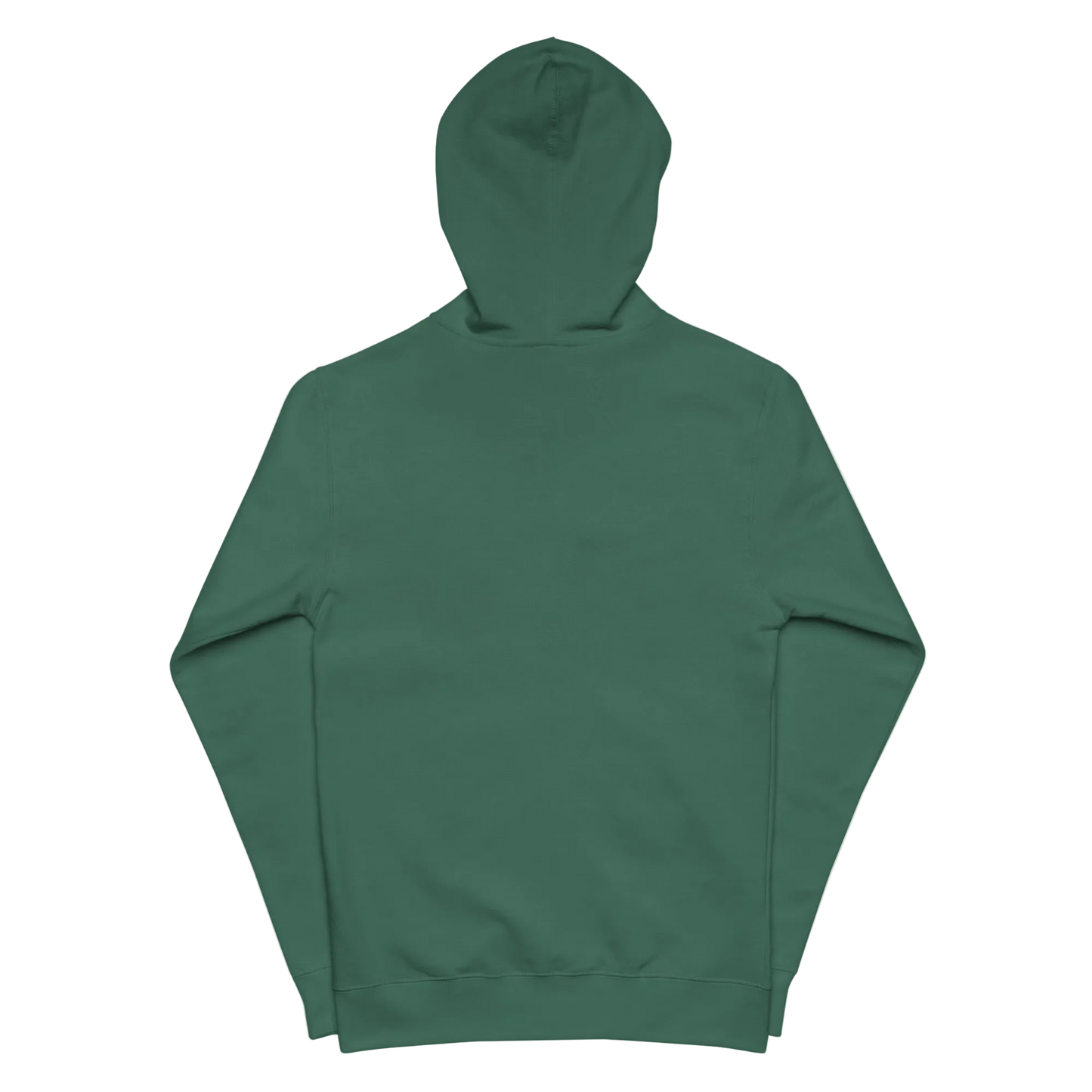 Unisex fleece zip up hoodie