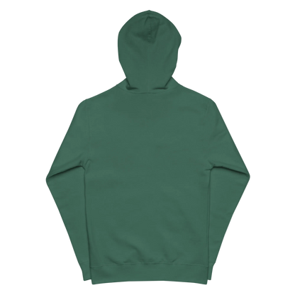 Unisex fleece zip up hoodie