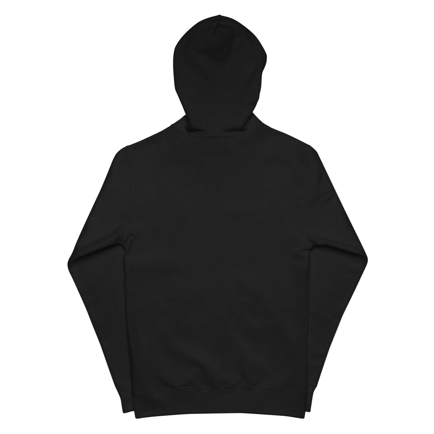 Unisex fleece zip up hoodie