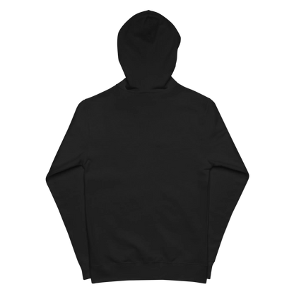 Unisex fleece zip up hoodie